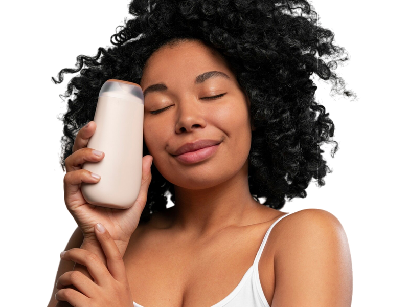 Skincare products promotional banner featuring quality beauty solutions